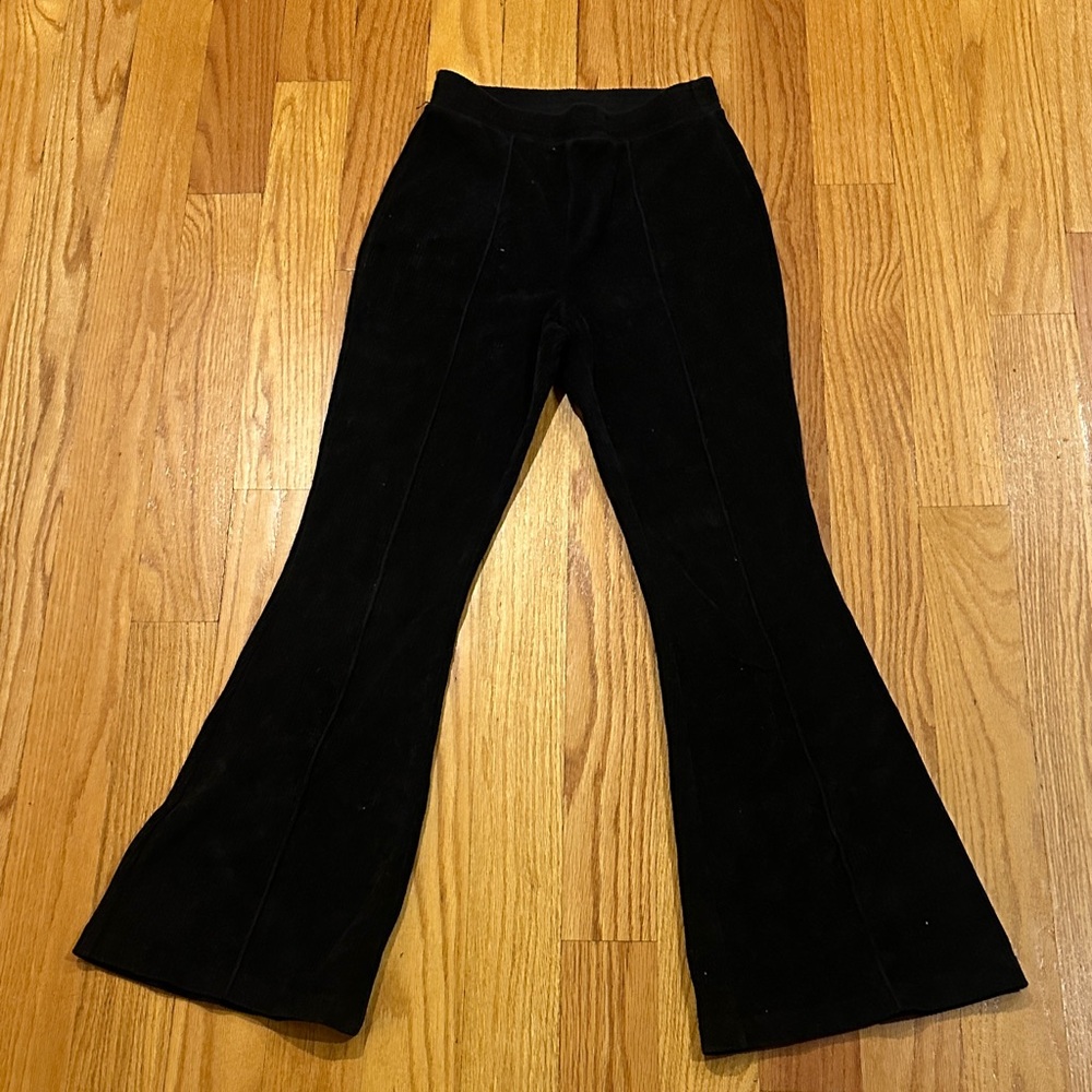 Aerie high waisted Flared Ribbed Pants XS